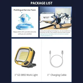 چراغ قوه دستی شارژی چندکاره