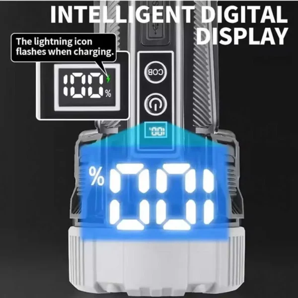 چراغ سیار LED قابل‌حمل شارژی سه‌پایه‌دار