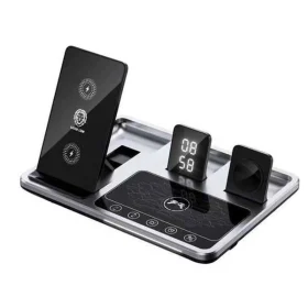 جایگاه شارژ بی سیم 4 در 1 - Green Lion