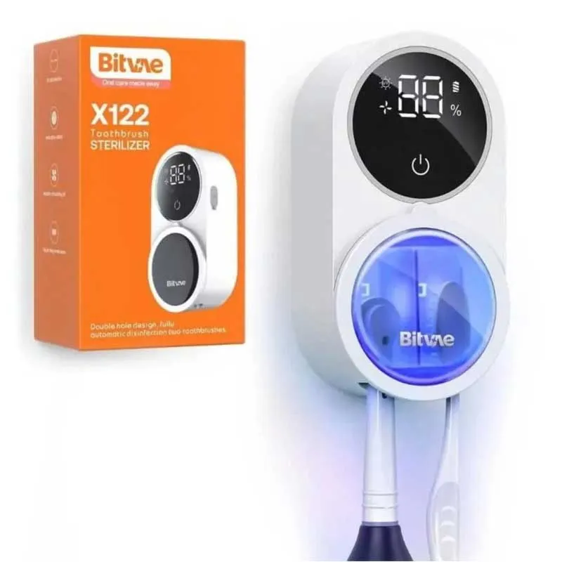 استریلایزر هوشمند مسواک Bitvae X122 با UV و خشک‌کن خودکار