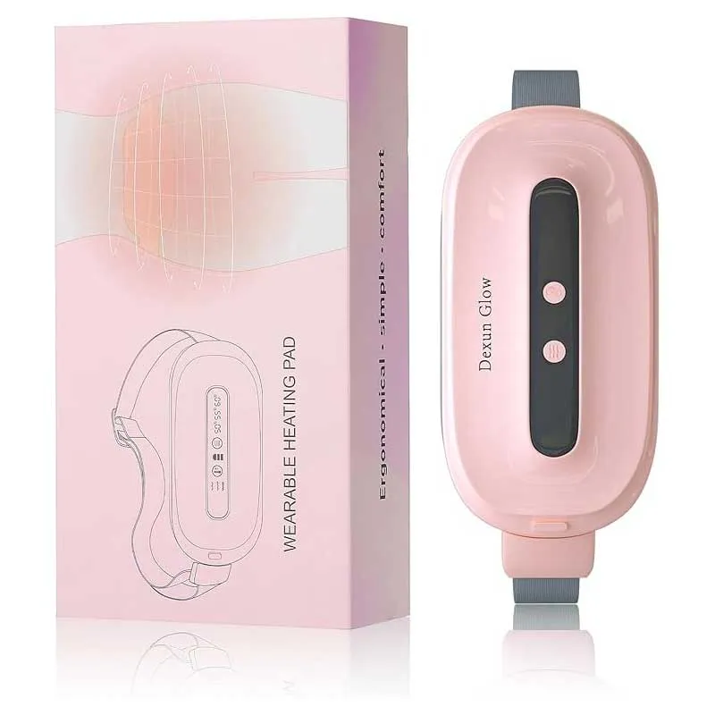 کمربند گرمایشی و ماساژور شارژی مخصوص درد قاعدگی مدل Dexun Glow