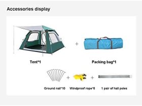 چادر مسافرتي اتومات شش نفره دوپوش