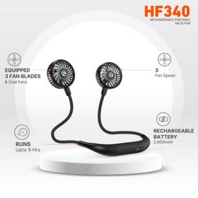 پنکه گردنی قابل حمل و شارژی پانرژی مدل HF340