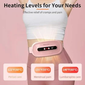 کمربند گرمایشی و ماساژور شارژی مخصوص درد قاعدگی مدل Dexun Glow