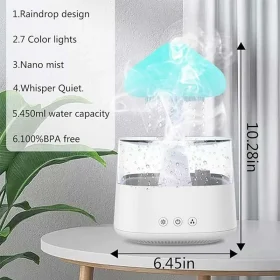 دستگاه بخور و رطوبت ساز با صدای باران