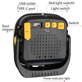 چراغ شارژی و کمپینگ اسمال سان مدل W891