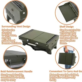 کباب پز زغالی قابل حمل