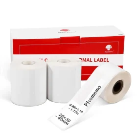 لیبل حرارتی دم موشی برند phomemo مخصوص جواهرات 25*30+45 mm