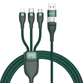 کابل شارژ 6 کاره 1.2 متری 100 واتی بیسوس مدل Baseus Flash Series