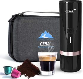 اسپرسوساز برقی شارژی قابل حمل مدل pcm03 برند CERA+