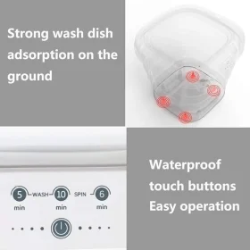 لباسشویی تاشو سطلی قابل حمل مینی MOYU