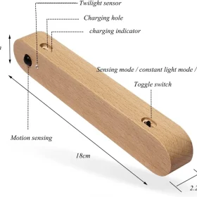 چراغ چوبی WRMING LED