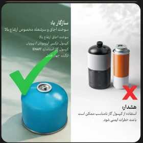 سرشعله تاشو با شعله مادون قرمز اسنوهاک مدل BLAZE PRO کد SN-C6198
