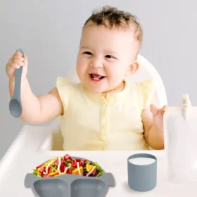 بشقاب غذای کودک سیلیکونی