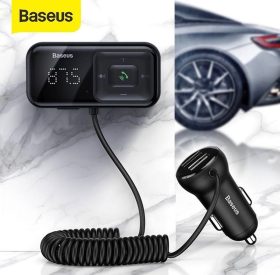 شارژر فندکی و پخش کننده بلوتوث و تماس بیسوس T-typed