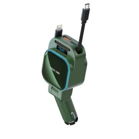 شارژر فندکی جمع‌شونده ۹۶ واتی Green Lion