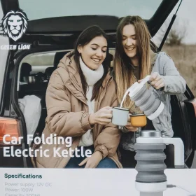 کتری برقی تاشو گرین لاین مدل Car folding electric kettle