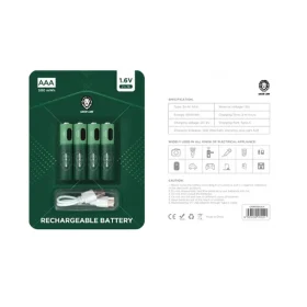 باتری نیم قلم‌شارژی green lion