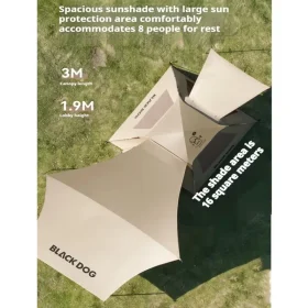 چادر اتوماتیک بلک داگ مدل CBD2550WS016 سری Leisure 2.1 Base