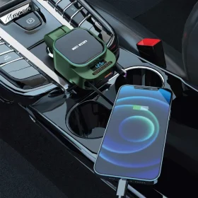 شارژر فندکی جمع‌شونده ۹۶ واتی Green Lion