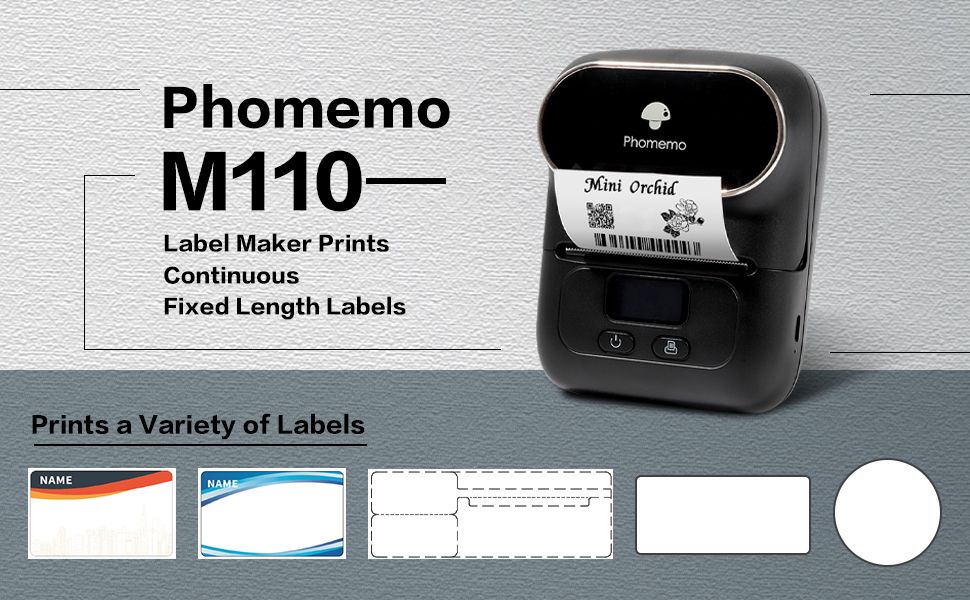 پرینتر همراه ليبل زن حرارتي برند Phomemo مدل m110