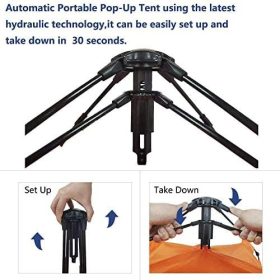 چادر مسافرتی اتومات ۴ نفره دوپوش