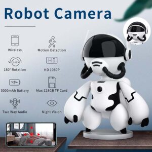 ربات هوشمند دوربین مداربسته امنیتی CT102 1080p