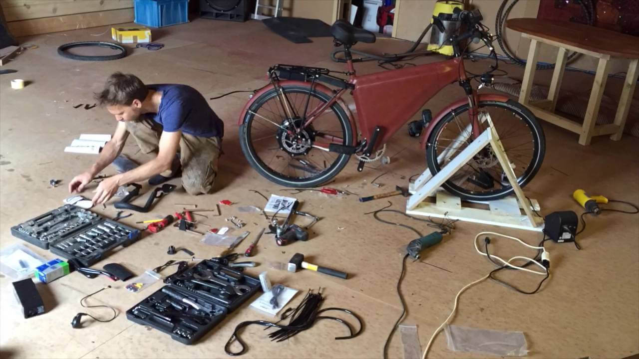 ساخت دوچرخه برقی با هزینه کم و ساده