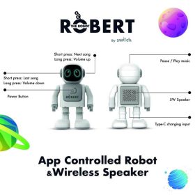 ربات و بلندگوی بلوتوثی SWITCH