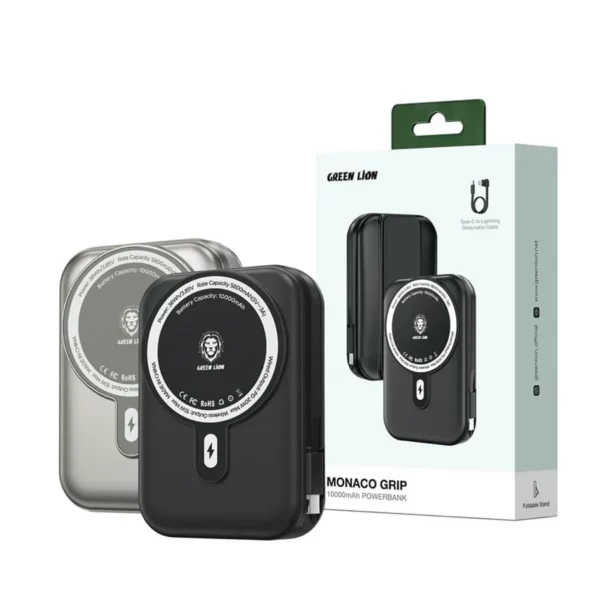 پاوربانک مگ سیف گرین لاین Green Monaco Grip 10000mAh PowerBank