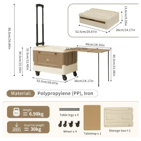 جعبه چرخ‌دار ذخیره‌سازی نیچرهایک مدل CNK2350XB012 اورجینال