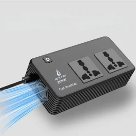مبدل و چندراهی برق خودرو ۲۰۰ وات BLUE FIRE