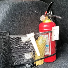 توری نگه دارنده و نظم دهنده بطری و کپسول صندوق عقب