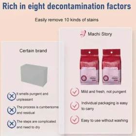 دستمال مرطوب پاک کننده لکه لباس برند Eunmsi