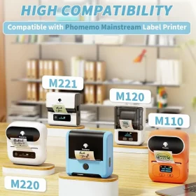 برچسب حرارتی سفید فومو 25 × 15 میلی‌متر