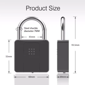 قفل اثر انگشتی smart padlock