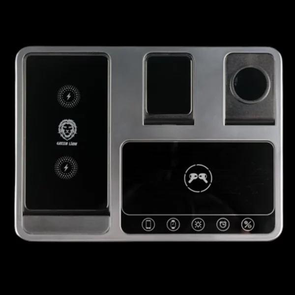 شارژر بی سیم 4 کاره 15 واتی گرین لاین مدل Charging Station