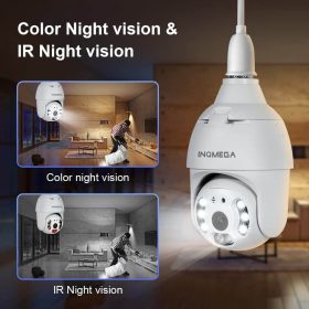 دوربين مداربسته هوشمند لامپی ديد درشب tuya