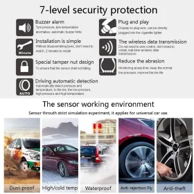 سیستم نظارت بر فشار تایر بی‌سیم TPMS EKYLIN