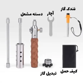 مشعل گازی فندکی کپسولی گرین لاین مدل Flame Torch ضد باد