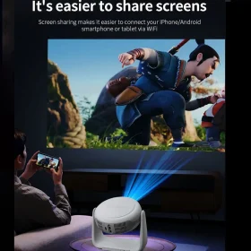 ویدیو پروژکتور قابل حمل مدل K1 با فوکوس و کیستون خودکار