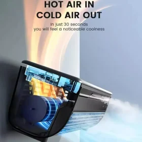 پنکه مه‌پاش شارژی AS2 مدل E686 (Air Cooling Mist Fan)