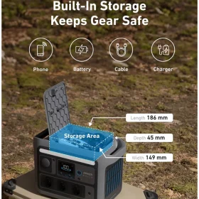 پاوراستیشن انکر مدلpower station SOLIX C800 Plus