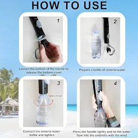 چتر خنک کننده با فن داخلی