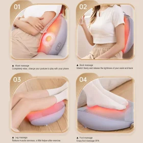 ماساژور پشت با حرارت برند JIEJUNJIE