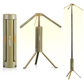 چراغ کمپینگ تلسکوپی شارژی BougeRV ظرفیت 15600 میلی‌آمپرساعت