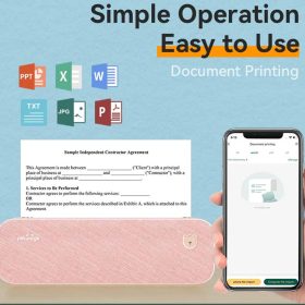چاپگر و پرینتر حرارتی قابل‌حمل PeriPage مدل A40