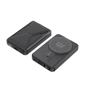 پاوربانک دیجیتال MagSafe با ظرفیت ۱۰۰۰۰ میلی‌آمپر ساعت و پایه پرودو