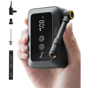پمپ باد برقی قابل حمل هوتو مدل HOTO Mini Bike Tire Pump
