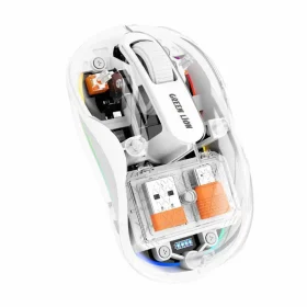 ماوس بی سیم شفاف گرین Green Wireless Turtle Mouse 2400DPI